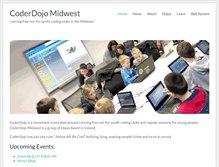 Tablet Screenshot of coderdojomidwest.com